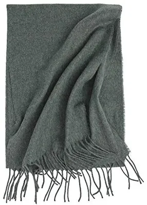 Zdjęcie produktu dla Szal uni  zimowy miękki szary melanżowy 180X28 cm dla mężczyzny