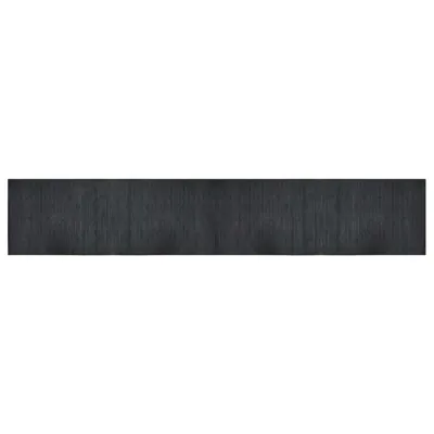 Image de vidaXL Tapis Rectangulaire Gris 70x400 cm Bambou