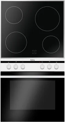 Produktbild von Amica EHC 12717-2 W ws EB-Herdset Glaskeramik A 62L 9Heizarten Umluft