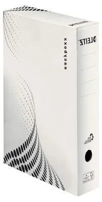 Produktbild von Leitz Archivbox easyboxx, 80 mm, Wellpappe, weiß
