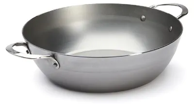Produktbild von de Buyer 5654.32, Rund, Schwenkpfanne, Edelstahl, Keramik, Gas, Halogen, Induktion, Versiegelte Platte, 32 cm, 81 mm
