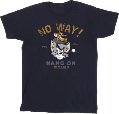 Produktbild von Tom And Jerry - "Hang On Golf" T-Shirt für Herren BI52122 (XXL) (Marineblau)