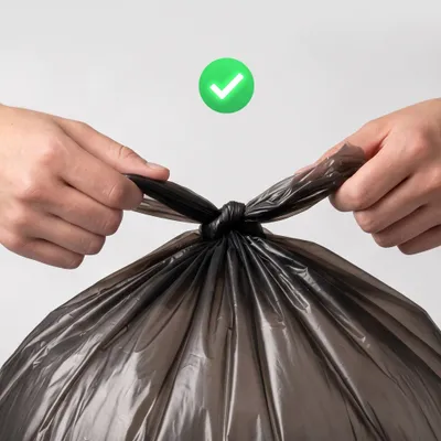 Obrázok produktu pre Čierne Klasické Odpaľové Vrecie, Odolné, Vysokokvalitné, Univerzálne, 60 L, 1 Rolka