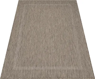 Produktbild von Teppich Läufer Wetterfest Braun 80x250 Unicolor - Einfarbig aus Polypropylen