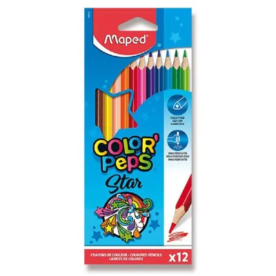 Image de Maped Dreikant-Buntstift COLOR'PEPS, 12er Kartonetui