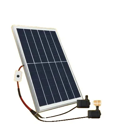 Obrázok produktu pre Solárne čerpadlo na vodu, solárny panel 9V 10W, dodávka vody 480L/H, s prepínačom