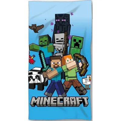 Immagine prodotto di Telo mare in microfibra Minecraft