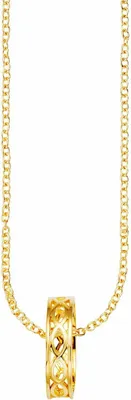 Produktbild von cai Anhänger mit Kette 925/- Sterling Silber 42+3cm gelb ohne weiß 135240001-45