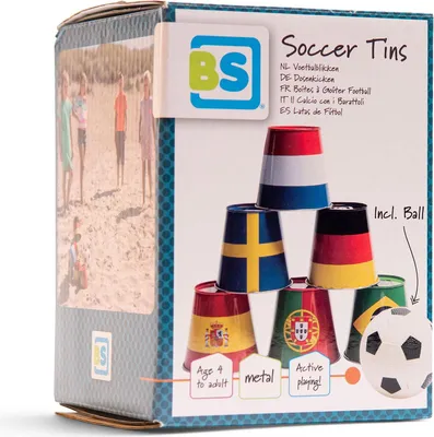 Produktbild von BS Toys Bewegungsspiel "Soccer Tins"