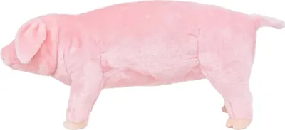 Zdjęcie produktu dla vidaXL Pluszowa świnka stojąca różowa XXL