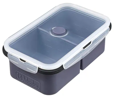 Silikon-Gefrierbehälter 500 ml, 2 Tassen, mit Deckel, stapelbar