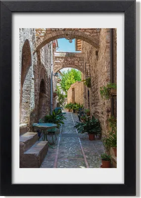 Produktbild von Bild 20x30 MDF-Rahmen, Wandkunst Italienische Straßen