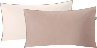 Produktbild von Kleine Wolke 6320271527 Bettwäsche Linda, Maße: 40 x 80 cm, Farbe: Taupe
