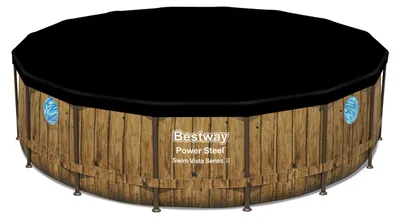 Immagine prodotto di Telo copertura per piscina tonda diametro 488 cm con Struttura Bestway 58249