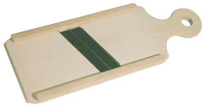 Produktbild von Gurkenhobel, Gemüsehobel, Holz, mit 2 Messern, 41 cm Länge