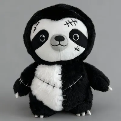 Produktbild von Plüschtier-Puppe – 25 cm – Halloween-Motto – Schwarz