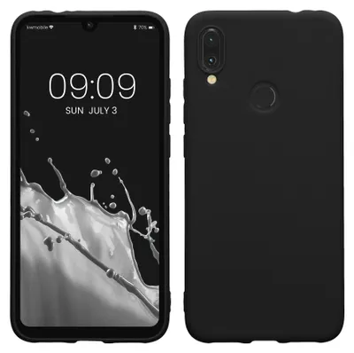 Produktbild von kwmobile Handyhülle für Xiaomi Redmi Note 7 / Note 7 Pro Hülle - TPU Case - Kabelloses Laden - Schutzhülle Cover in Schwarz matt