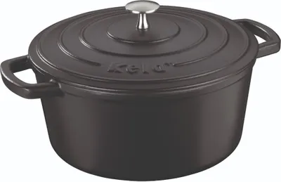 Obrázok produktu pre KELA Pekáč liatinový s pokrievkou Calida 26 cm čierna KL-12472