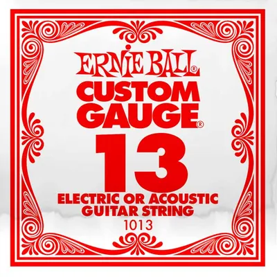 Produktbild von Ernie Ball Slinky Einzelsaiten Plain .013