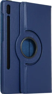 Produktbild von 360° Schutz Hülle für Samsung Galaxy Tab S7 11" 2020, Für Samsung Galaxy Tab S8 11" 2021 Case Etui Tasche Cover Drehbar - DUNKELBLAU