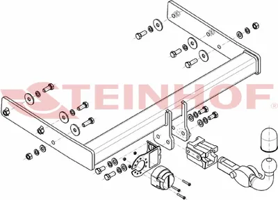 Produktbild von Z548416 Anhängerkupplung passend für VW Transporter 2003-09/2009 abnehmbar