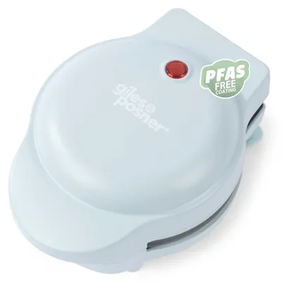 Mini-Waffeleisen mit 5 Wechselplatten, 550 W, blau
