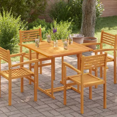 Immagine prodotto di Piano tavolo vidaXL in legno massello di teak, quadrato, 90×90×2,5 cm