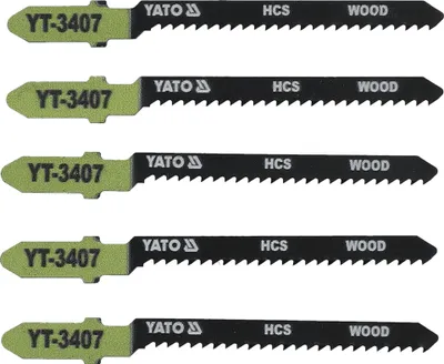 Image de Lames de scie sauteuse pour bois, type T, 13 dents par pouce, lot de 5