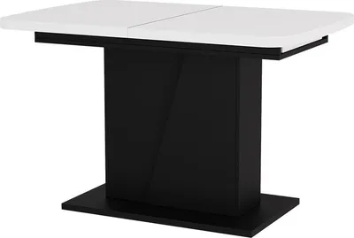 Immagine prodotto di tavolo da pranzo allungabile Vicco Fenaro Bianco/nero 120 x 80 cm estensibile, Model 56584