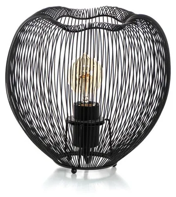 Immagine prodotto di Lampada da Tavolo 26x26xH25 cm in Metallo Jaula Nero