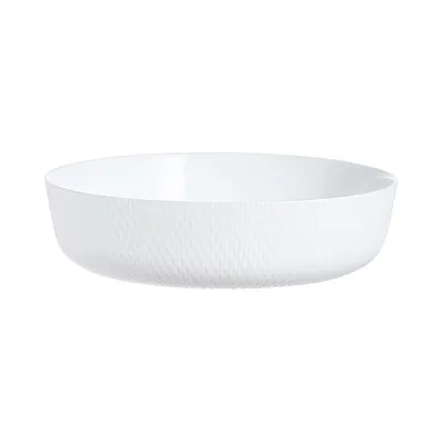Imagen del producto de Recipiente para horno redondo de vidrio, línea Smart Cuisine Wavy, 26 cm, marca LUMINARC
