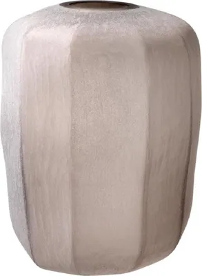 Produktbild von Casa Padrino Luxus Vase Sandfarben Ø 33 x H. 42 cm - Luxus Wohnzimmer Dekoration