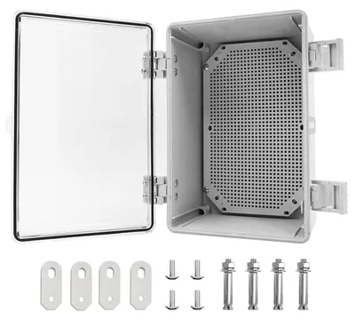 Zdjęcie produktu dla Pudełko rozdzielcze IP65 z przezroczystą pokrywą, wymiary: 500 x 400 x 200 mm