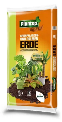 Produktbild von Plantop Grünpflanzen- und Palmenerde torffrei 18 L