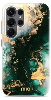 Produktbild von MIO Handyhülle für Samsung Galaxy S25 Ultra MagSafe Hülle Hardcase Backcover - Green Marble