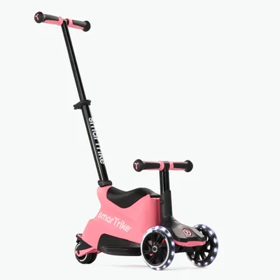Zdjęcie produktu dla Smartrike - Hulajnoga 4W1 Xtend Scooter + Ride-On - Salmon Pink