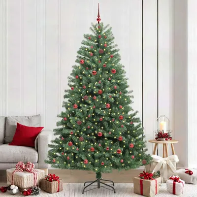 Produktbild von Design New Künstlicher klappbarer Weihnachtsbaum Grün 240 cm - Künstliche Weihnachtsbäume Möbel2025 CHY9152759 2parcel