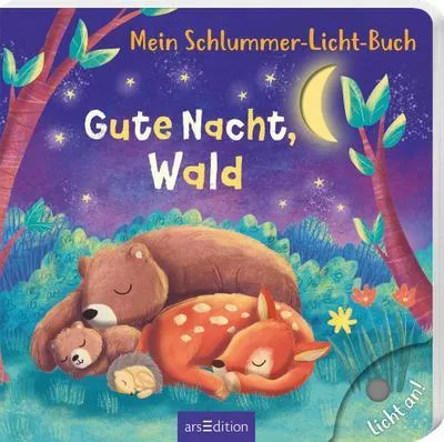 Immagine prodotto di arsEdition Mein Schlummer-Licht-Buch: Gute Nacht, Wald