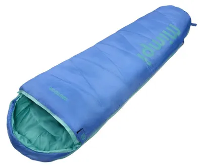 Image de Meteor - Sac de couchage momie « Mimpi » PP3448 (taille unique) (bleu/vert)