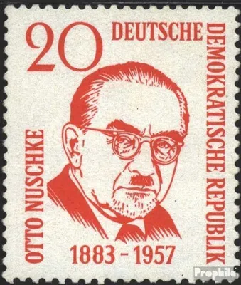 Produktbild von Briefmarken DDR 1958 Mi 671 (kompl.Ausg.) FDC 1.Todestag von Nuschke