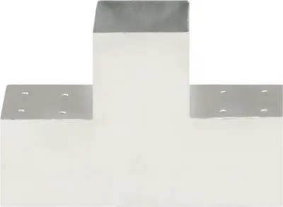 Obrázok produktu pre vidaXL Post Connector T-Form Pozinkovaný kov 101 x 101 mm