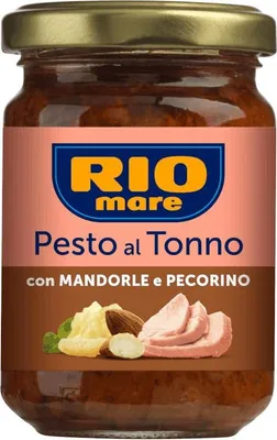 Produktbild von Rio Mare Pesto al Tonno con Mandorle e Pecorino Thunfischpesto mit Mandeln und Pecorino 130g