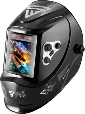 Produktbild von STAHLWERK Vollautomatik Schweißhelm ST-950XB REAL COLOUR extra großes Sichtfeld