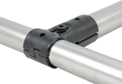 Produktbild von T-Verbinder schwarz für 28 mm Rohre