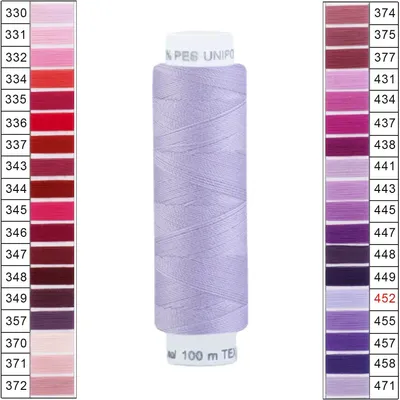 100m / 1 Spule Unipoly 120 TEX14x2 Polyester pastelllila