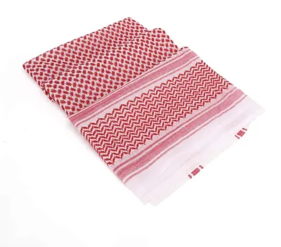 Immagine prodotto di Foulard/sciarpa/turban da uomo, colore rosso, 140x140 cm, in poliestere