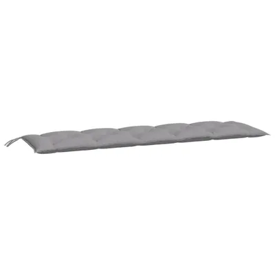 Zdjęcie produktu dla vidaXL Poduszka na ławkę ogrodową szara 180x50x7 cm tkanina Oxford