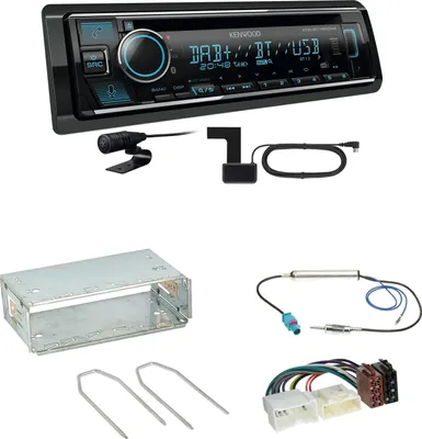 Produktbild von Kenwood KDC-BT760DAB Bluetooth Digitalradio Einbauset für Mercedes Citan W415