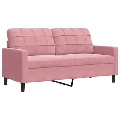 Produktbild von vidaXL 2-Sitzer-Sofa Rosa 140 cm Samt