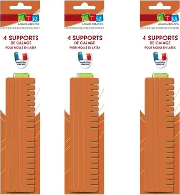 Image de 12 supports en forme de coin pour bougies